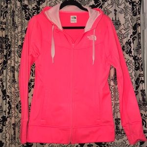 Like new Neon pink North face jacket